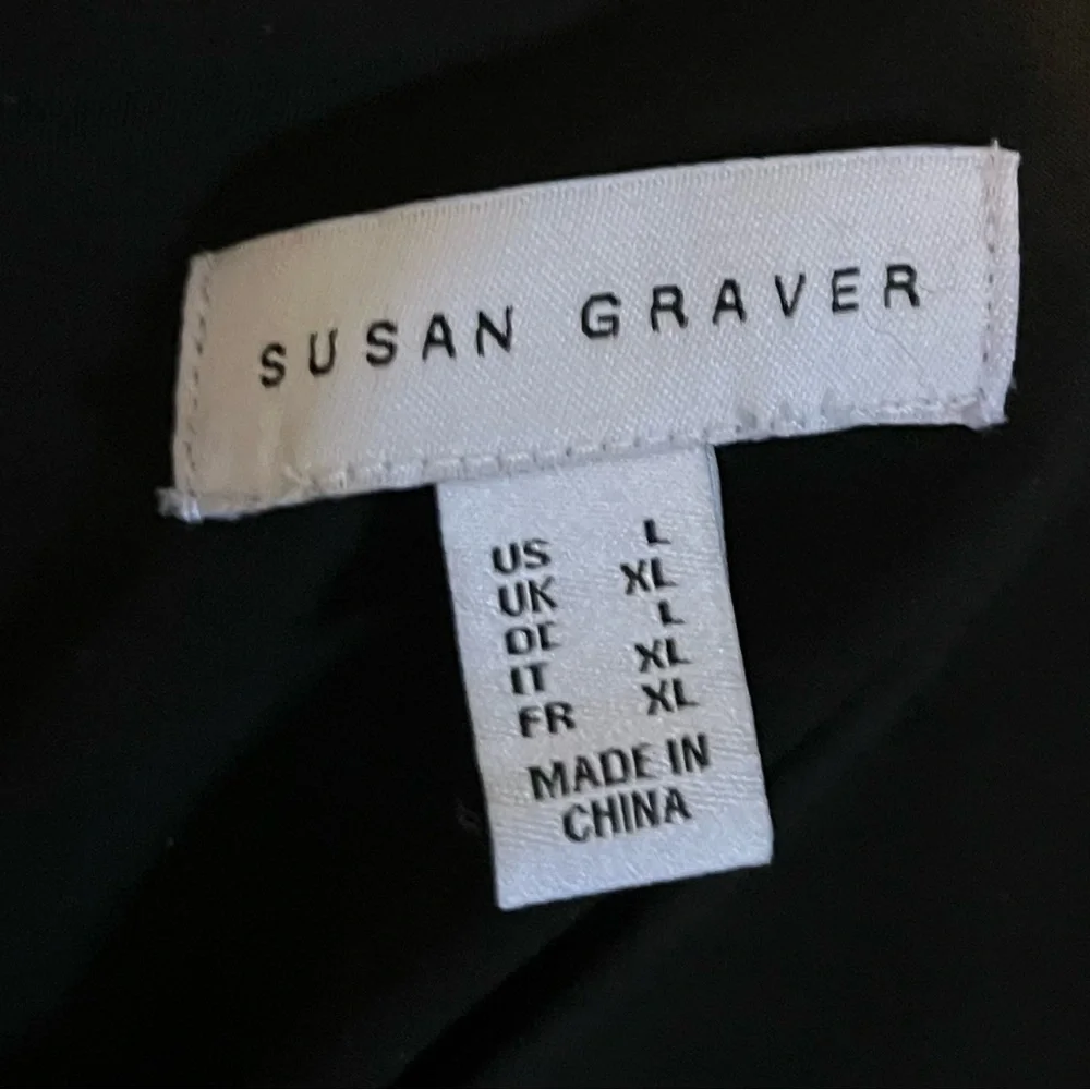 Susan Graver Black Liquid Knit Shift Dress size XL - Picture 10 of 11